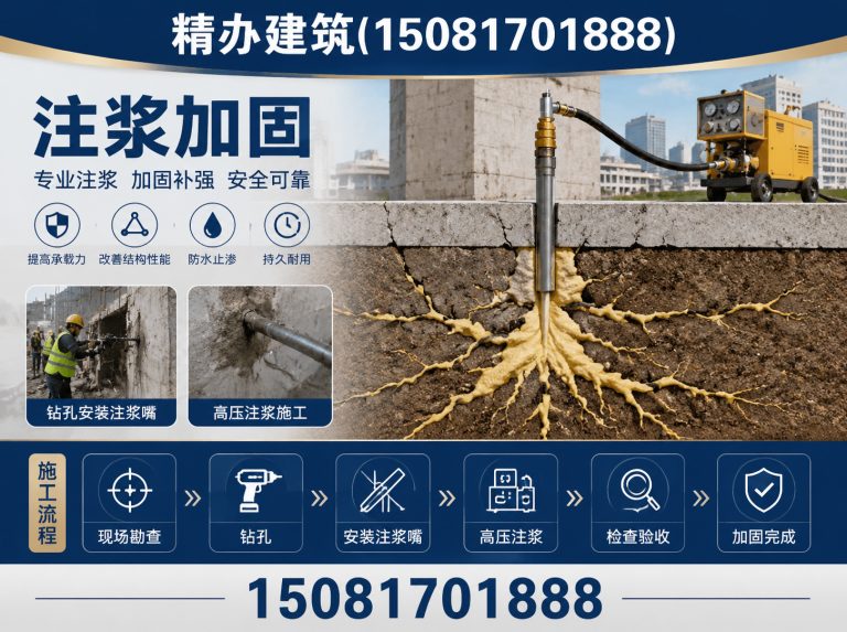 魏县邯郸注浆施工展示图