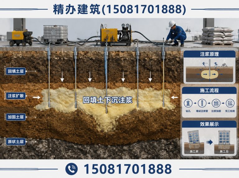 魏县地基注浆加固展示图